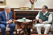 Bill Gates discusses healthcare with Union Health Minister JP Nadda